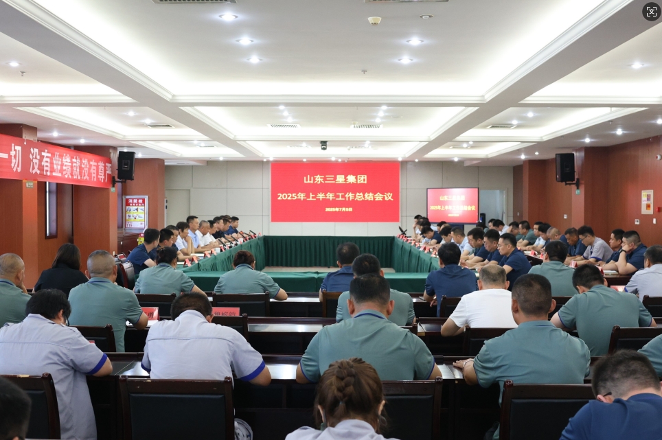锚定目标 接续奋斗|山东s36沙龙会集团召开2025年上半年工作总结会议